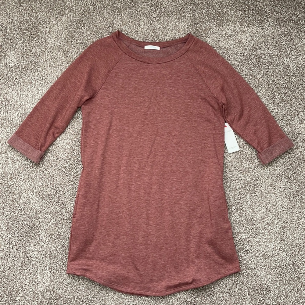 Maroon sweatshirt dress